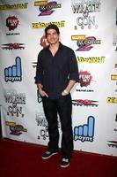 Brandon routh A chegar às a ira do vigarista festa às a Difícil Rocha hotel dentro san diego ca em Julho 24 20092009 foto