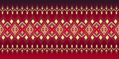 lindo colorida tailandês tricotado bordado. geométrico étnico oriental padronizar tradicional em Preto fundo, tailandês padronizar cultura, verde estilo, recorte caminho incluir foto