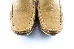 masculino clássico couro testa sapatos foto