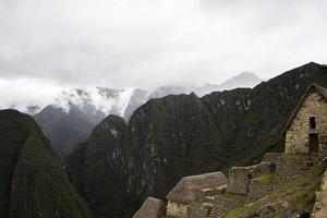 machu picchu em peru foto