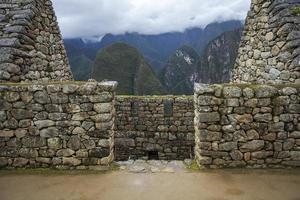 Ruínas de Machu Picchu no Peru foto