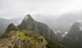 Ruínas de Machu Picchu no Peru foto