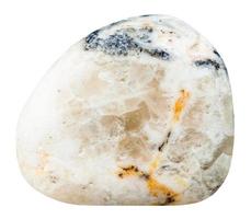 seixo do barita pedra preciosa isolado em branco foto