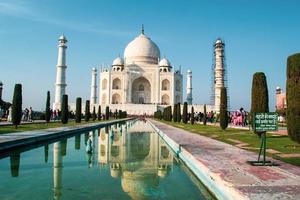 taj mahal em agra, Índia foto