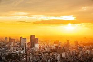 vista da cidade de Tóquio, Japão foto