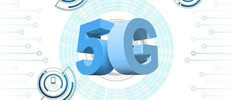 conceito do futuro tecnologia 5g rede sistemas e Internet. 3d ilustração foto