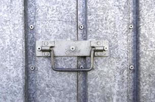 maçaneta da porta de alumínio foto