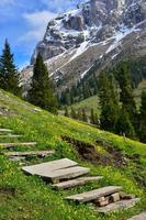 Primavera panorama por aí sailimu lago dentro Xinjiang foto