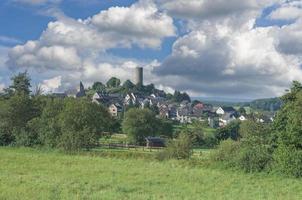 hartenfels dentro westerwald, westerwaldkreis, alemanha foto