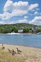 Linz sou Rhein às Rhine rio, alemanha foto