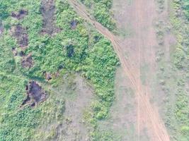 aéreo Visão do terra mapeamento de não tripulado aéreo veículo dentro bogor, Indonésia. foto