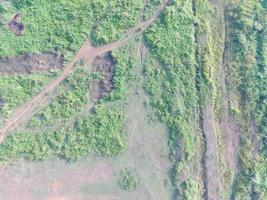 aéreo Visão do terra mapeamento de não tripulado aéreo veículo dentro bogor, Indonésia. foto