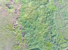 aéreo Visão do terra mapeamento de não tripulado aéreo veículo dentro bogor, Indonésia. foto