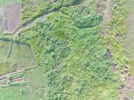 aéreo Visão do terra mapeamento de não tripulado aéreo veículo dentro bogor, Indonésia. foto