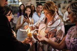 transferir do Casamento fogo com a Socorro do velas a partir de mães foto