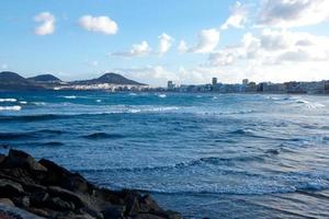 las canteras de praia dentro las palmas de vovó canaria, Espanha foto