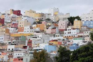 trabalhando classe Vizinhança dentro a cidade do las palmas de garn canarias foto