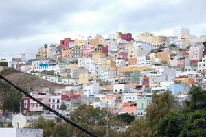 trabalhando classe Vizinhança dentro a cidade do las palmas de garn canarias foto