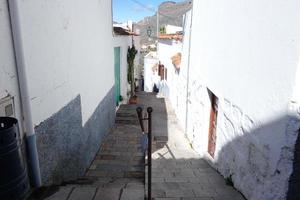 Vila do tejeda dentro a Centro do a ilha do vovó canarias foto