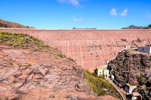 Visão do a barragem foto