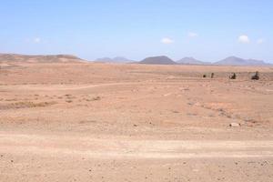 paisagem cênica do deserto foto