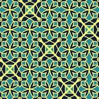 oriental tradicional padronizar. repetido marroquino cruzes mosaico azulejos. lanterna formas motivo. rendilhado janela papel de parede. arabesco digital papel, têxtil imprimir. desatado superfície Projeto foto