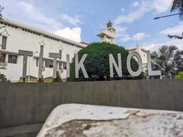 a localização do a ponto zero ou titik nol do a província do leste Java, Indonésia foto