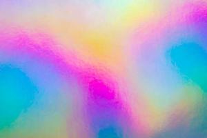 folha de arco-íris holográfica textura iridescente fundo de holograma abstrato foto