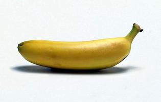 cavendish banana isolado em branco fundo. foto