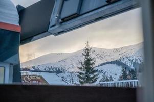 esqui recorrer dentro baixo tatras foto