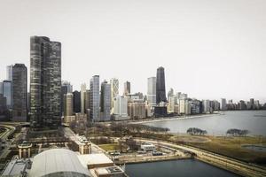 centro da cidade Chicago arquitetura. foto