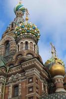 Igreja do a salvador em derramado sangue, st Petersburgo Rússia foto