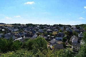 pequeno Cidade ulmen dentro a eifel foto