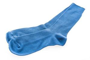 novas meias isoladas em branco foto
