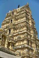 virupaksha têmpora dedicada para senhor shiva é localizado dentro hampi dentro Índia. foto