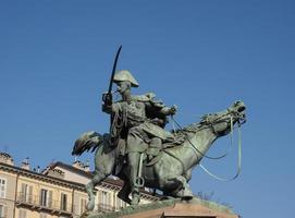 Fernando di Savóia monumento dentro Turin foto