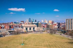 vista do horizonte de Kansas City em Missouri foto