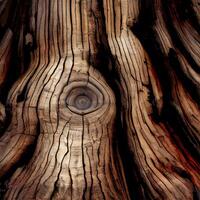 textura cortar cortar sequóia árvore fundo - ai gerado imagem foto