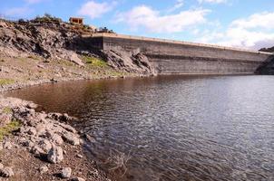 Visão do a barragem foto