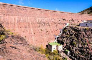 Visão do a barragem foto