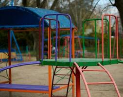 esvaziar playgrounds para jogando, Ucrânia foto