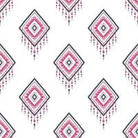 étnico ikat padrões geométrico nativo tribal boho motivo asteca têxtil tecido tapete mandalas africano americano Índia flor foto