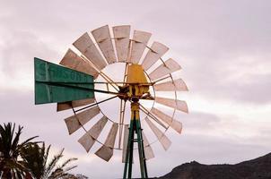 agrícola moinho de vento hélice foto