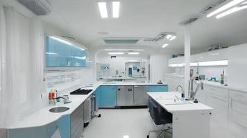foto do limpar \ limpo moderno laboratório, generativo arte de ai
