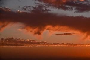 lindo céu nublado foto