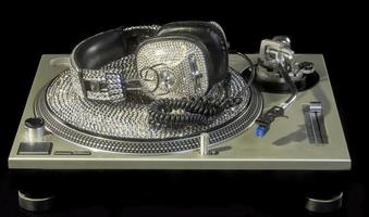 bling cristal fones de ouvido foto