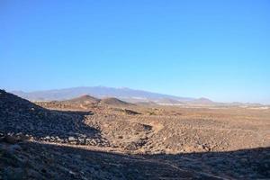 paisagem cênica do deserto foto