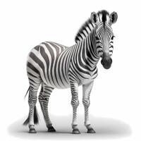 zebra Preto e branco ai gerado foto