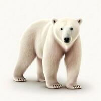 polar Urso ilustração ai gerado foto