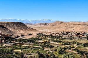 paisagem em marrocos foto